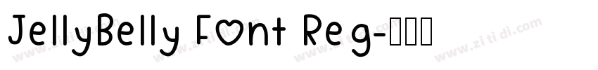 JellyBelly Font Reg字体转换 JellyBelly Font Reg字体转换